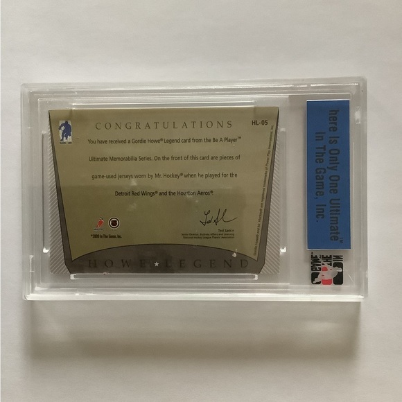 1 of 1 .. GORDIE HOWE LEGEND CARD .. VERY RARE COLLECTION 🌟 - Picture 2 of 2